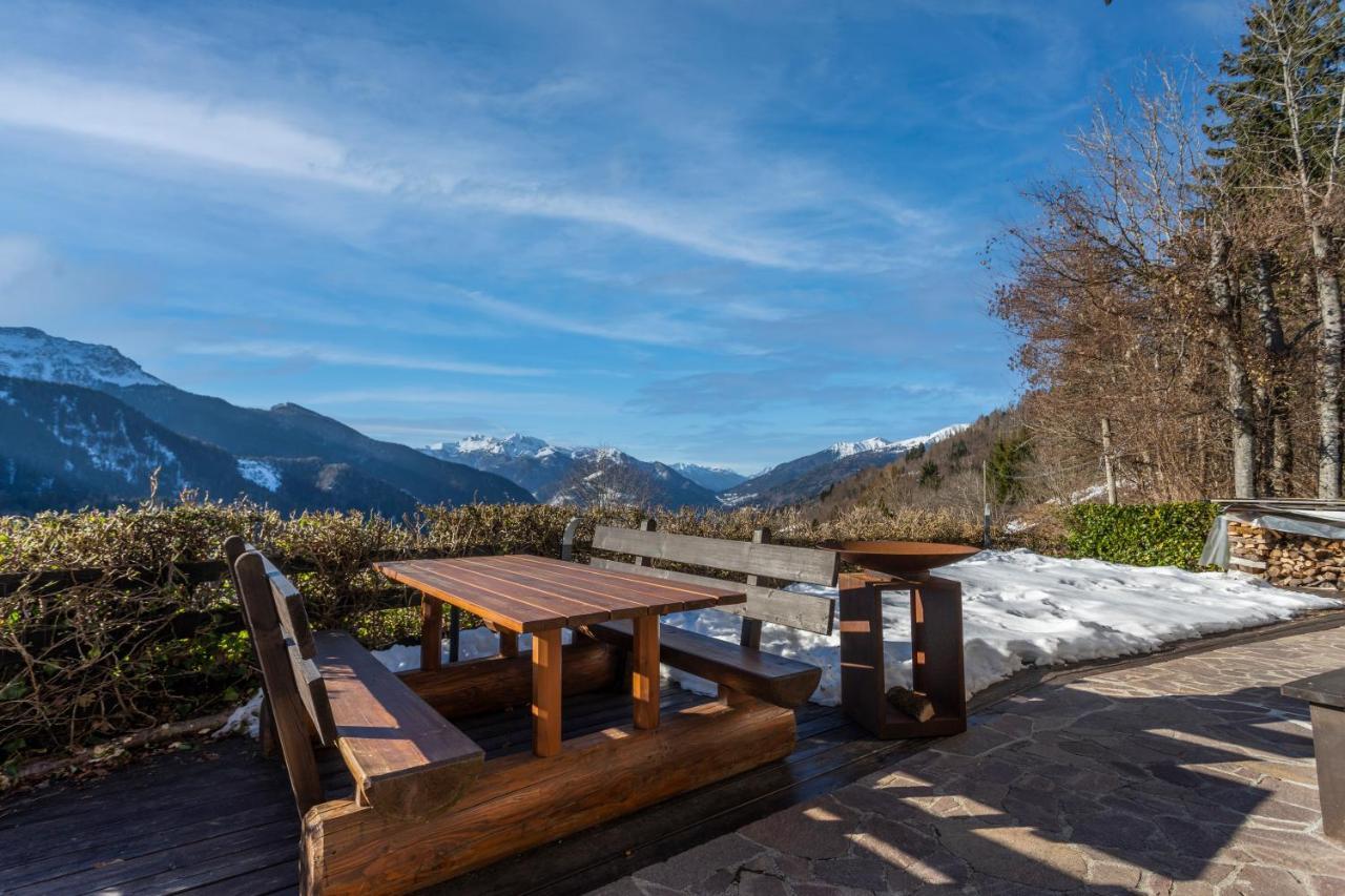 Panoramic House Carnia - Mountain View Apt With Parking And Terraces Villa Ligosullo Екстериор снимка
