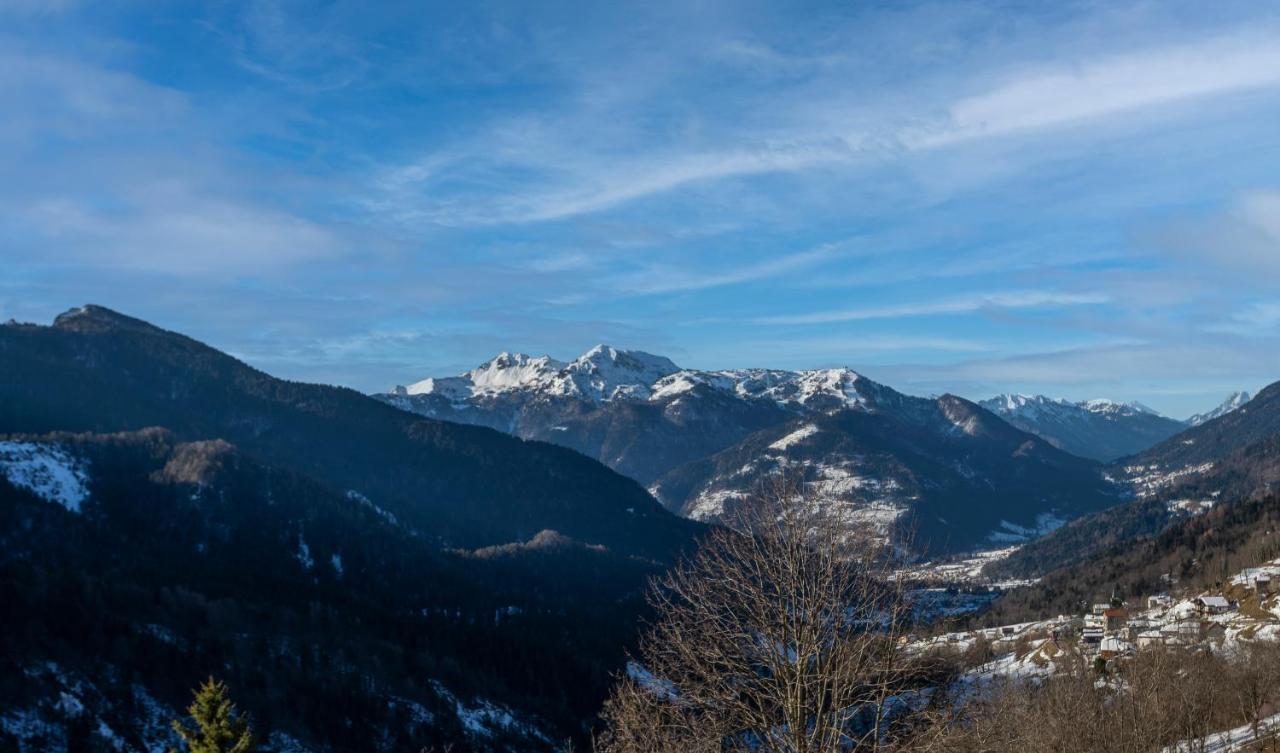 Panoramic House Carnia - Mountain View Apt With Parking And Terraces Villa Ligosullo Екстериор снимка