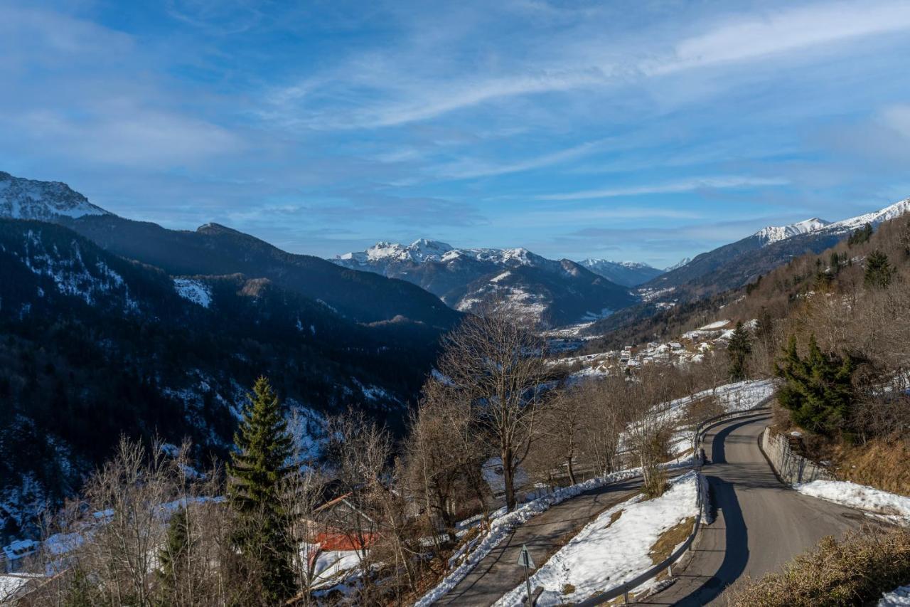 Panoramic House Carnia - Mountain View Apt With Parking And Terraces Villa Ligosullo Екстериор снимка